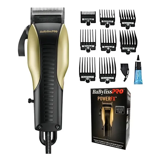 Cortadora de pelo BaBylissPRO Power FX B810 negra y dorada | Cuotas sin interés
