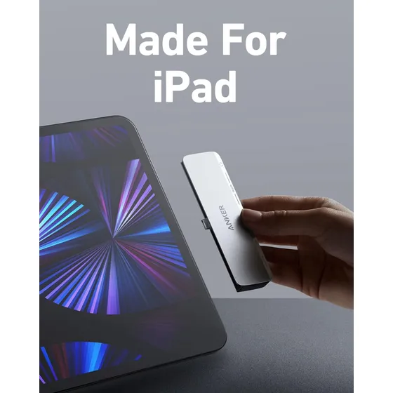 Adaptador Hub Usb C Multipuerto Para iPad Pro / Air 5ta Gen