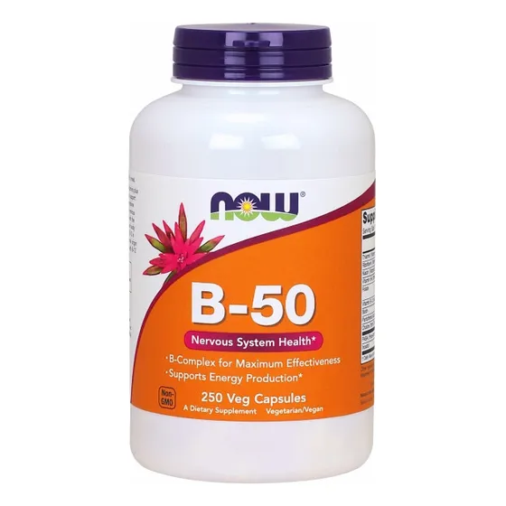 Supplement Now Foods B-50 250 Cápsulas (paquete De 2)