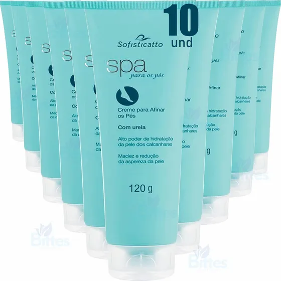 10 Spa Creme Para Afinar Pés Sofisticatto Hidrata  Atacado