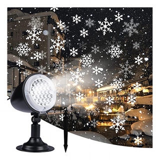 Projetor Dinâmico De Luz Snowflake Para Festa De Natal Projetor Dinâmico De Luz Snowflake Para Festa De Natal