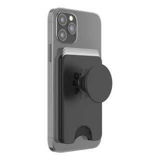 Sujetador Para Celular Popsockets Black Wallet Magsafe Negro Sujetador Para Celular Popsockets Black Wallet Magsafe Negro
