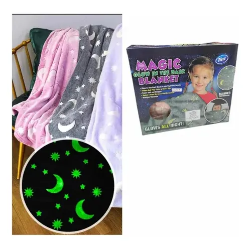 Cobija Manta Luminosa  ¡brilla En La Oscuridad!