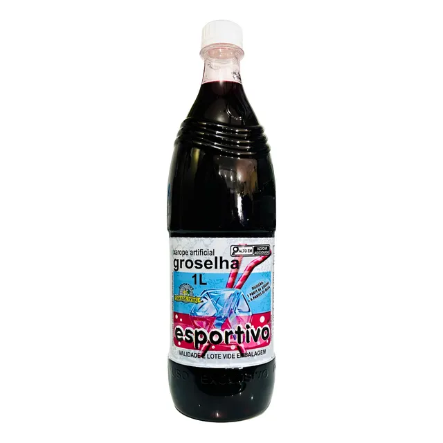 Groselha Esportivo 1 Litro Xarope Artificial