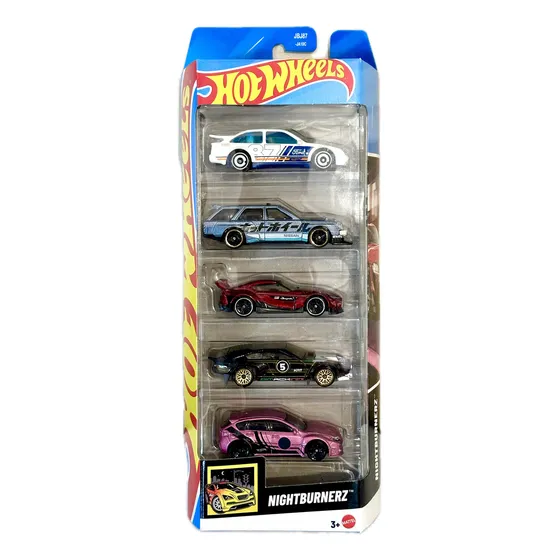 Hot Wheels 5 Pack Supra Gr - Nissan - Subaru - Dimachini Color Rojo