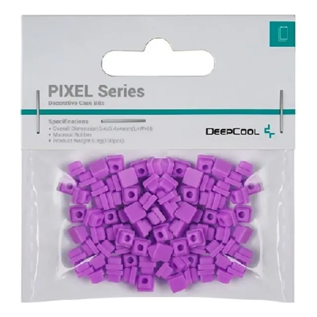 Accesorio Deepcool Pixel Series Violeta 100 Piezas Silicona