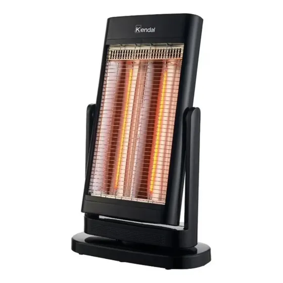 Calefactor Estufa Electrica Fibra Carbono Kendal Kfc-90d1 Color Negro