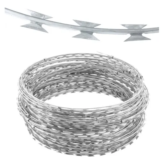 Alambre Concertina Doble Galvanizado 130 10mts
