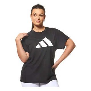 Camiseta Feminina Tr Essentials Big Performance Logo adidas Camiseta Feminina Tr Essentials Big Performance Logo adidas