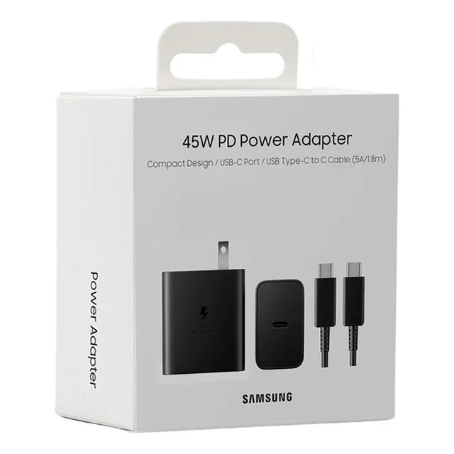 Cargador Samsung 45w Galaxy S22 Ultra Plus S20 Fe S21 Ultra