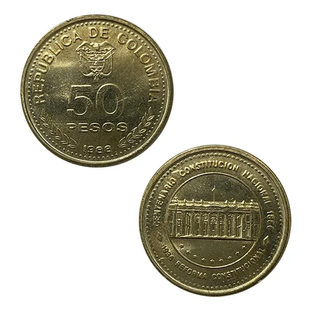 Moneda De 50 Pesos Grandota Por Años