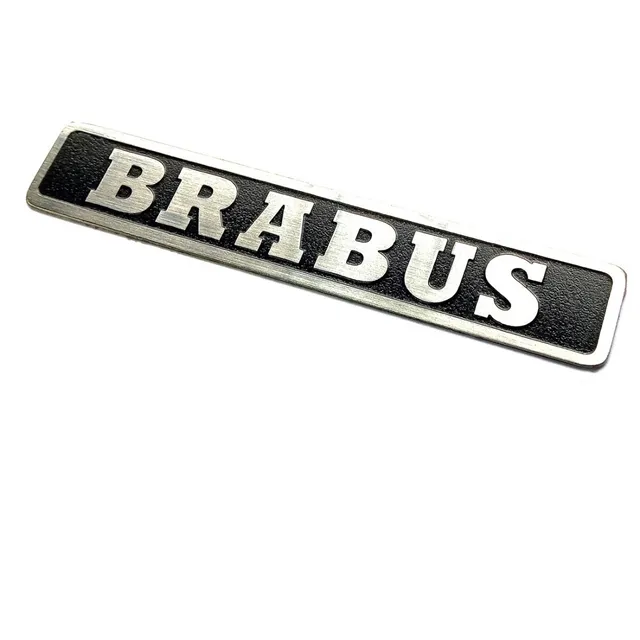 Emblema  Brabus Mercedes-benz Aço Inox, Emblema Automotivo
