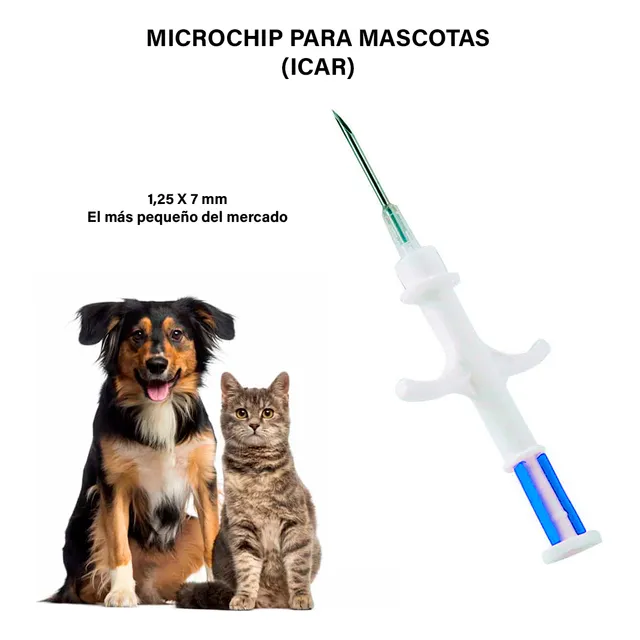 Microchip Rfid Para Mascotas ( Gatos, Perros Y Otros)
