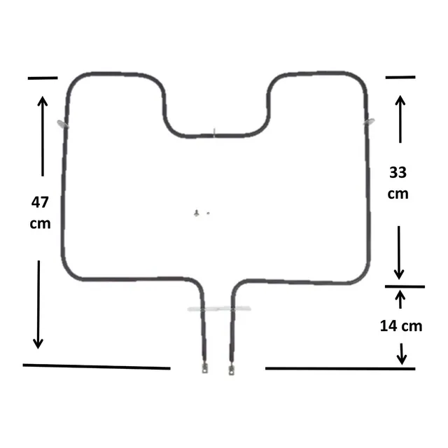 Resistencia Para Horno Electrico G.e Wb44x228 220v/ 3000w