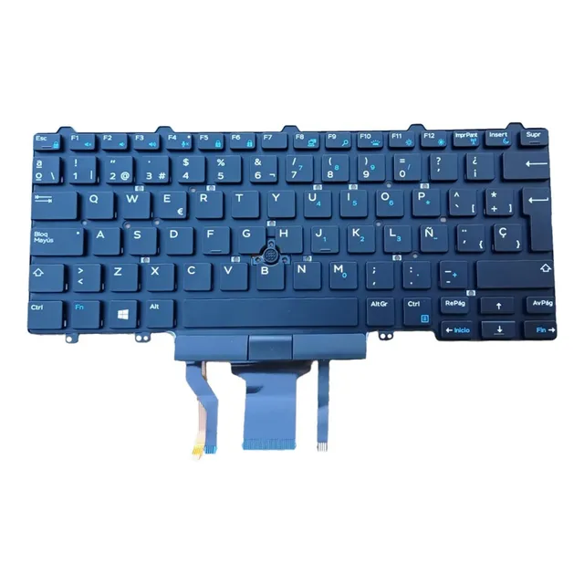Teclado Dell Latitude E5450 E5470 E7450 E7470 E5480 E5490 Negro Español Latinoamérica