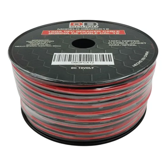 Cable De Bocina Db Sound 100% Cobre 50 Mts. Cal. 12 Dbofcx12