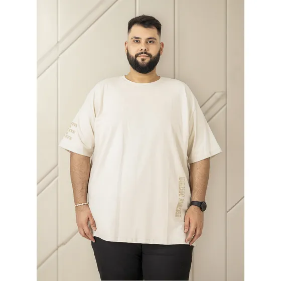 Remera Bordada Hombre Talles Reales 3xl Al 6xl Algodón