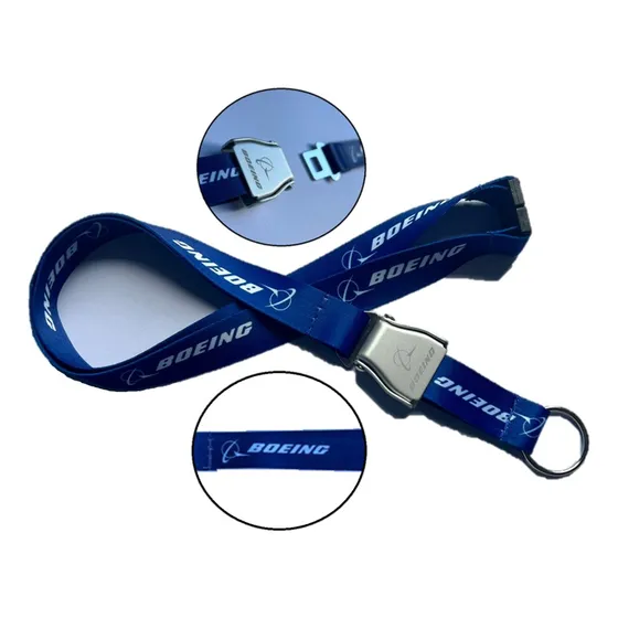 Lanyard Cinta Hebilla Cinturón Seguridad Aviación Boeing