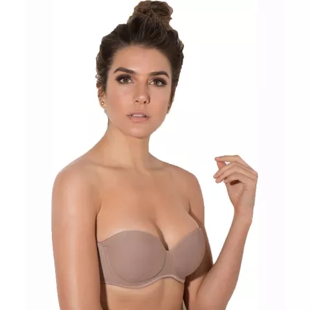 Corpiño Strapless Lody Art.5098 Taza Soft De Microfibra