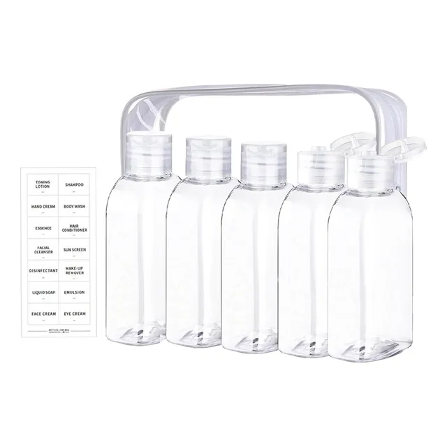 Botellas De Viaje Tamaño Portátil Envases Recargables Portát