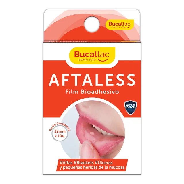 Aftaless Bucal Tac X10u Parche Oral Adhesivo Aftas Llagas