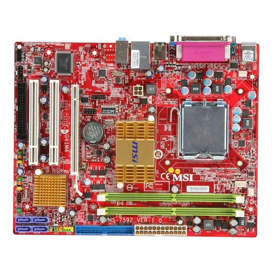 Msi M-atx Lga 775 Sataii Placa Base (g41 M4-l)