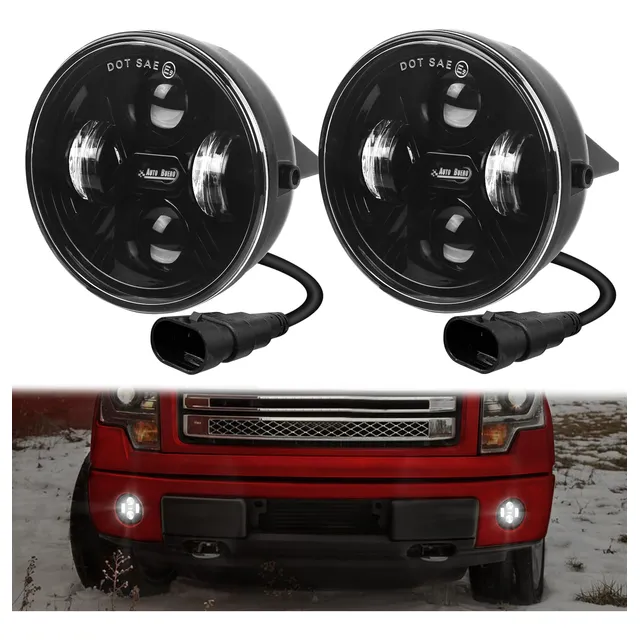 Luz Antiniebla Led Para Accesorio Ford Repuesto Oem Redondo