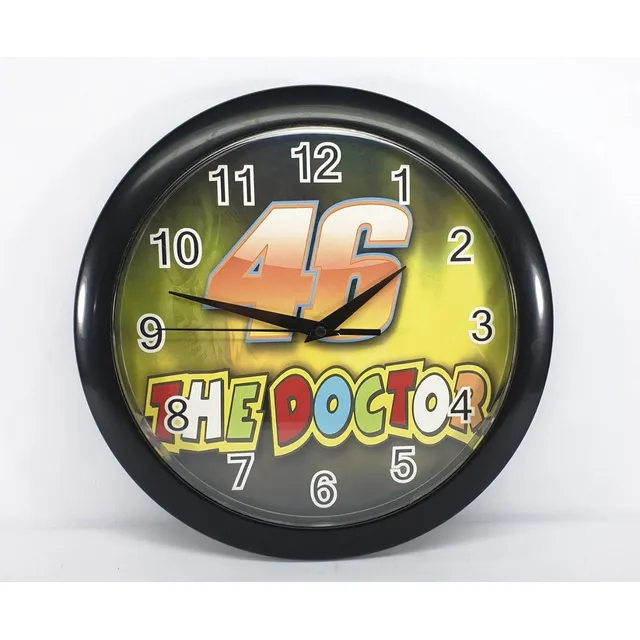 Reloj De Pared The Doctor Vr46 Valentino Rossi Cod 1366