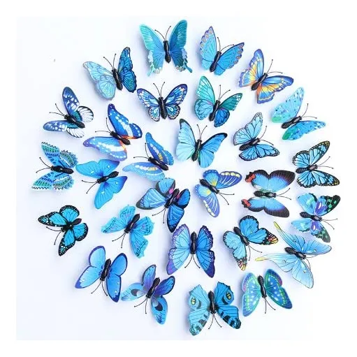 Bartosi Cabello Clips Butterfly Peluqueros Moda Azul Qyphl