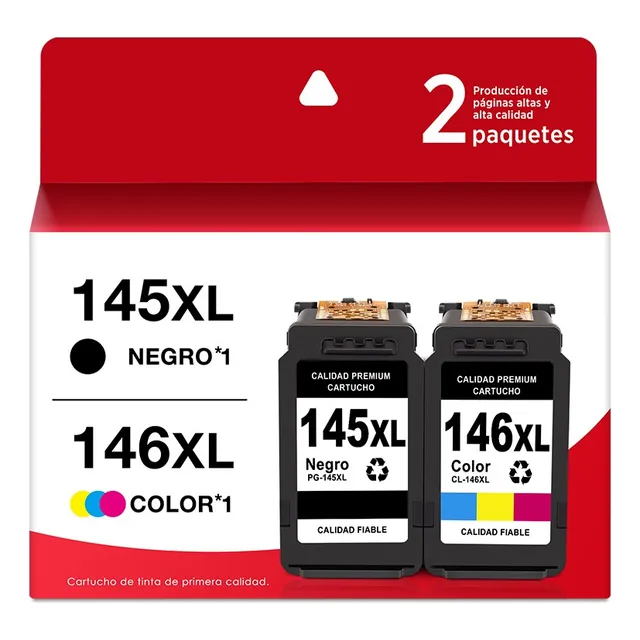 Fannster Ink Compatible For Canon Pg145 146xl Ink Cartridge
