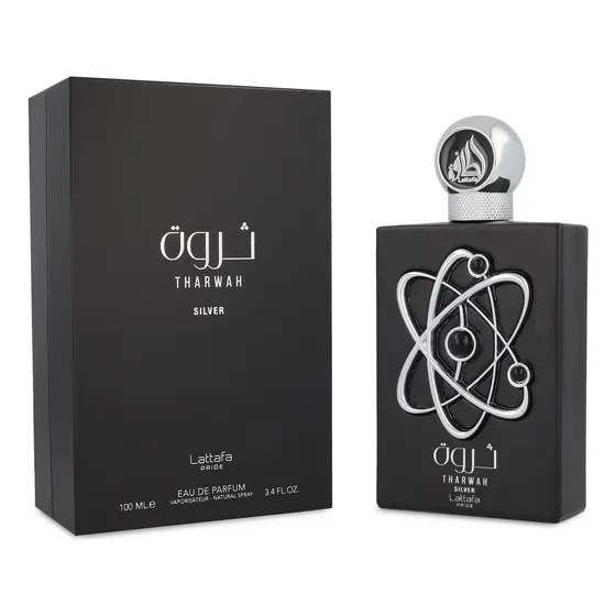 Perfume Lattafa Tharwah Silver Hombre 100 Ml Edp Original