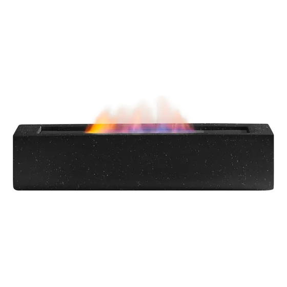 Chimenea De Cemento Gris Oscuro Sin Humo Para Mesa