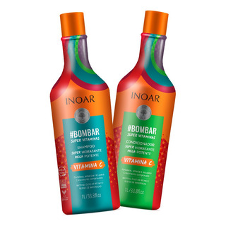Kit Inoar Crescimento Bombar Shampoo + Condicionador Litro Kit Inoar Crescimento Bombar Shampoo + Condicionador Litro