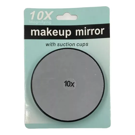 Espejo Aumento Lupa 10x Diámetro 9cm Maquillaje 