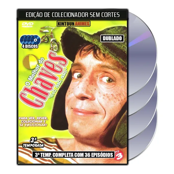 Chaves 3a Temporada Completa E Dublada Em Dvd