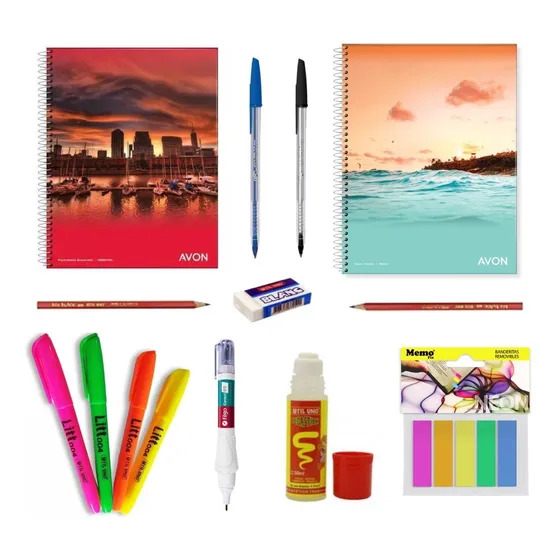 Kit Utiles Universitario Combo Por 14 Piezas 