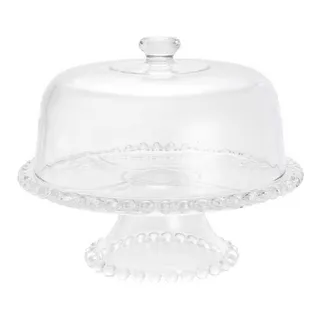 Prato Para Bolo Boleira Transparente Com PĂ© E Tampa Cristal Pearl - Wolff Prato Para Bolo Boleira Transparente Com PĂ© E Tampa Cristal Pearl - Wolff