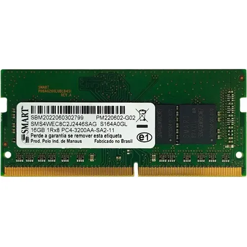 Memória RAM Para Notebook DDR4 16gb 3200Mhz CL20 Kingston Fury