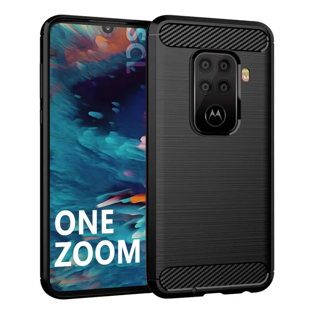 Carcasa Para Motorola Todos Modelos Acabado Fibra Carbono