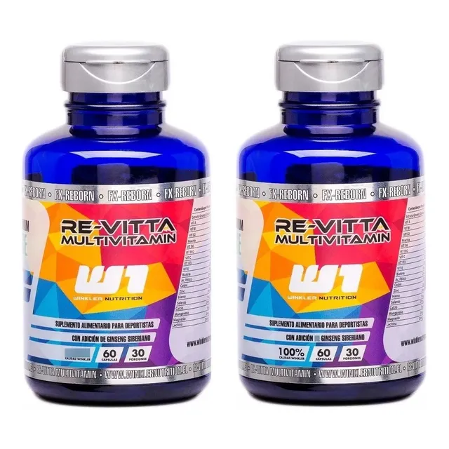 Multi Vitaminico Re Vitta 120 Cap 2x60 Winkler. Envio Gratis