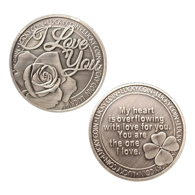 Diseño De Moneda Conmemorativa De Lucky Love