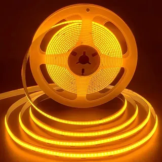5m Fita Led Cob 288led/m Direta Energia Para Perfil Cor da luz Branco-quente Tensão de operação