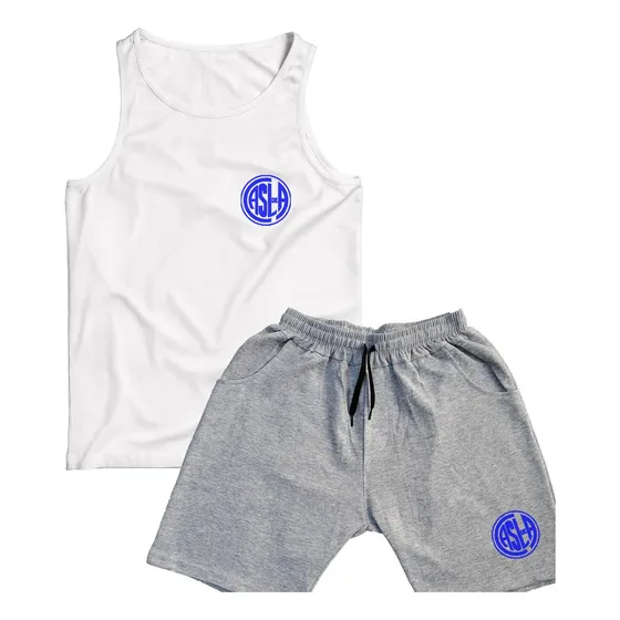 Conjunto Futbol Argentino Musculosa Short Algodon 2