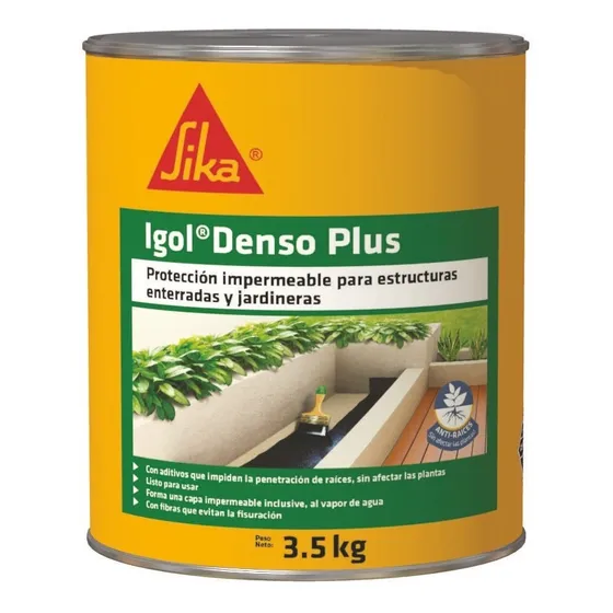 Igol Denso Plus X 3 Kg Impermeabilizante Para Materas Jardin