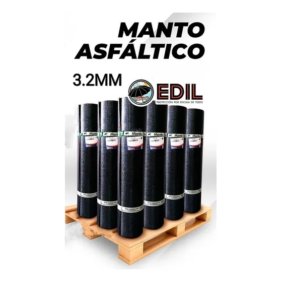 Manto Asfáltico 3.2mm Edil Leer