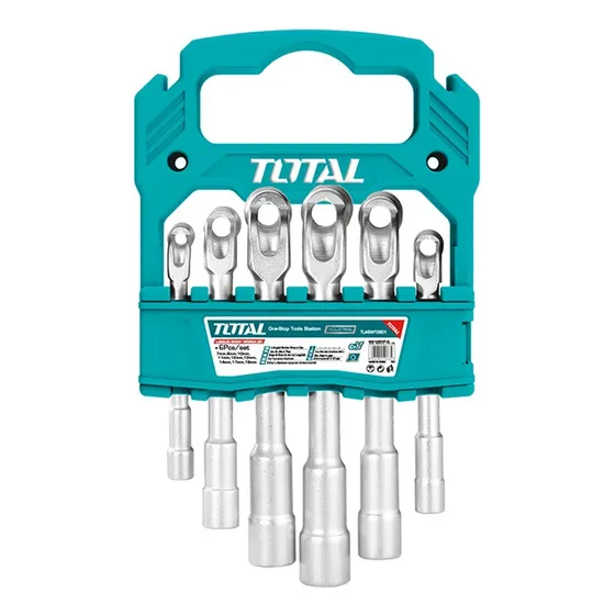 Juego Llaves Pipa Tipo L 6 Piezas Total Color Turquesa