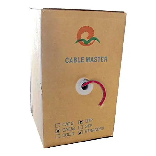 Utp Stranded Wire Bulk Cable Rojo Red