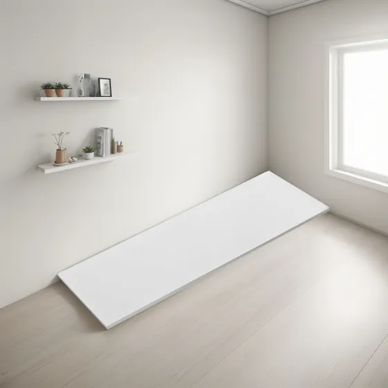Prateleira Mdf Branco 15 Mm 80x50 Cm Sem Suporte