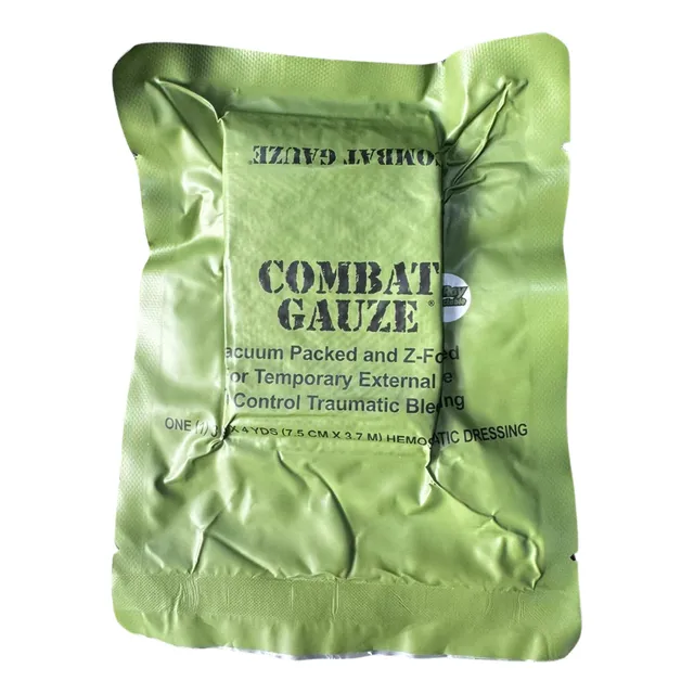 Combat Gauze Gaze Hemostática Aph Tático Primeiros Socorros