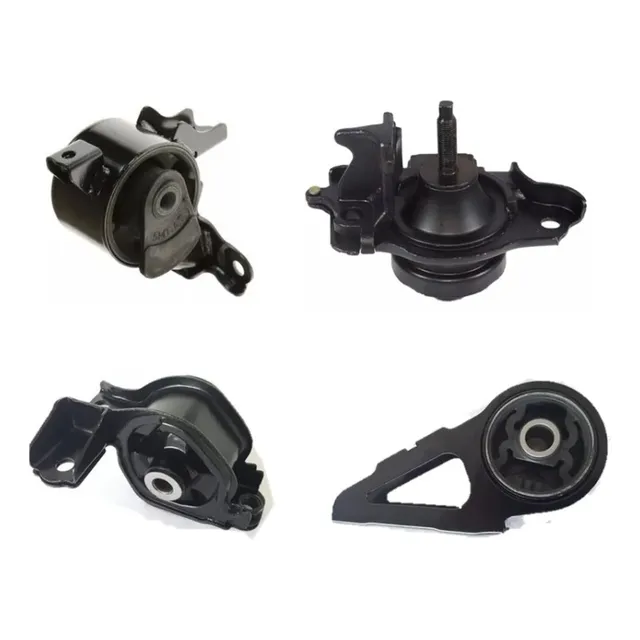 Kit Bases Motor Y Caja Honda Fit Sincronico 2002 2008 
